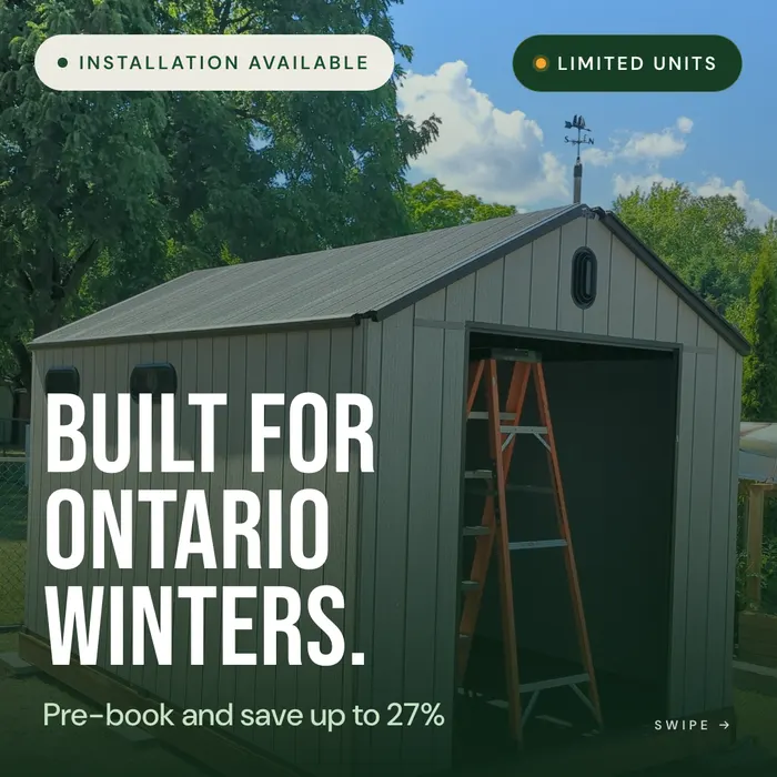 Sheds For Less Meta ad