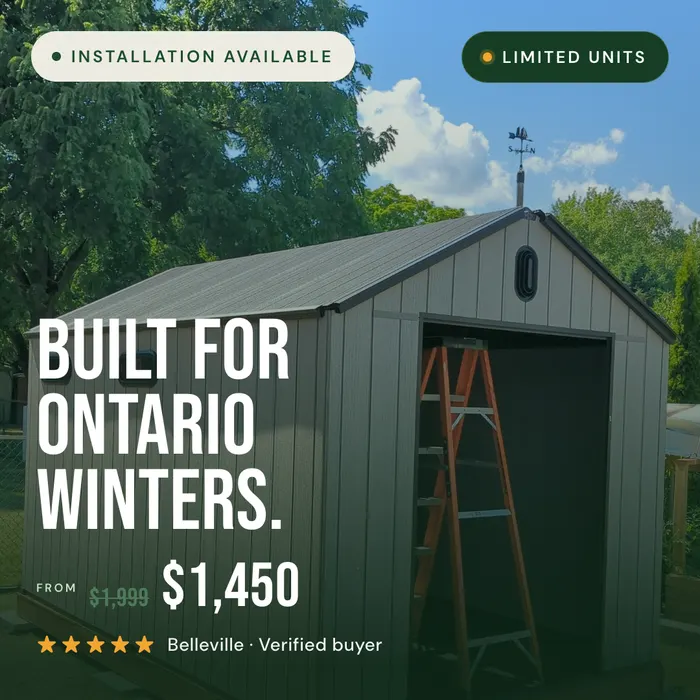 Meta ad creative, Sheds For Less